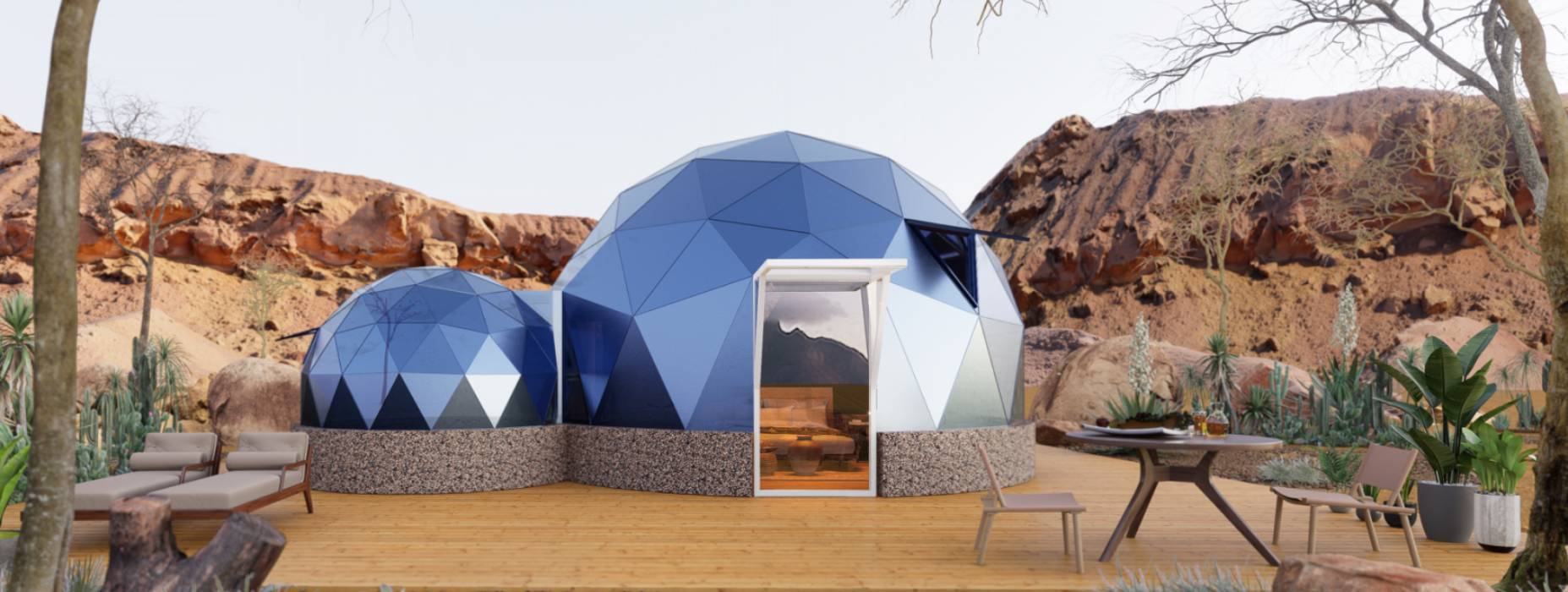 芦溪县球形智能光伏玻璃星空房